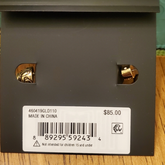 Coach Signature Chunky Hoop Earrings. NWT - Picture 5 of 6